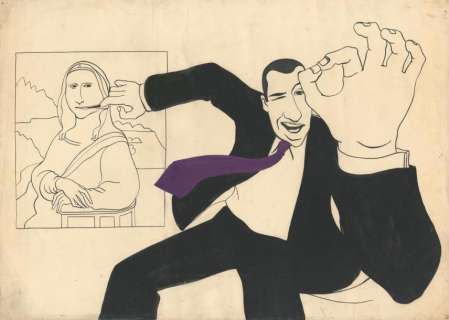 Guy Peellaert (1934-2008) | Encres de couleur du milieu des années 60 pour cette illustration inédite. | Huberty Breyne