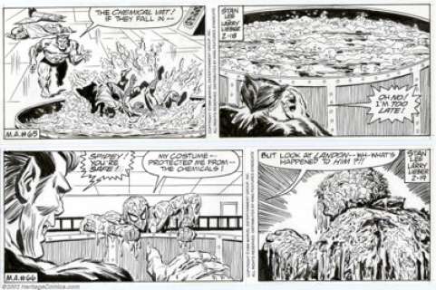 Larry Lieber - Original Comic Strip Art for The Amazing Spider-Man Daily, Lot of 100 (King Features Syndicate). - | Heritage