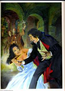 Rafael Auraleon - Original Cover Art for Vampirella #22 (Warren Pub., 1973). It’s Vampire vs. Vampire in the House - | Heritage