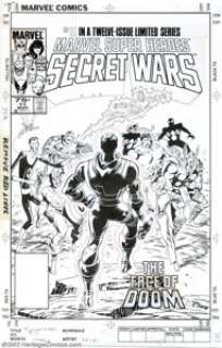 Mike Zeck and John Beatty - Original Art for Marvel Super Heroes Secret Wars #11 Cover and Complete Story, - | Heritage