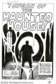 Steve Ditko - Original Art for Tales of Suspense #42, Complete 5-page Story, "I Speak of the Haunted - | Heritage