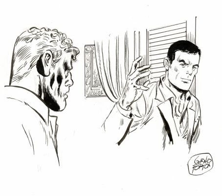 Gérald Forton | Lot 243 - Bob Morane, La piste des éléphants en édition originale, agrémenté d’une dédicace. Proche de l’état neuf. | Septimus