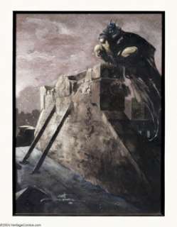 Scott Hampton - Batman: Night Cries, page 65 Original Art (DC, 1993). "Some things frighten even the Batman. -