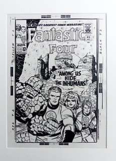 Kirby, Kack - 1 Film original d’impression - Fantastic Four #45 - 1965 | Catawiki