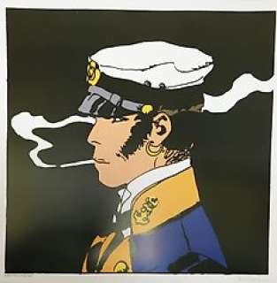 Pratt, Hugo - 1 Offset Print - Corto Maltese - Cigarette - 1990 | Catawiki