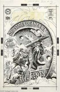 Joe Kubert - Our Army at War #198 Cover Original Art (DC,1968). In Rock -- Easy trusts! The indomitable Army - | Heritage