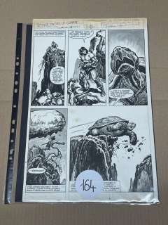 John BUSCEMA. « Savage Sword ». Encre de Chine, lavis et gouache… | misc / divers