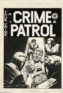 Johnny Craig - Crime Patrol #12 Cover Original Art (EC, 1949). Few artists could capture a sweaty, fearful - | Heritage