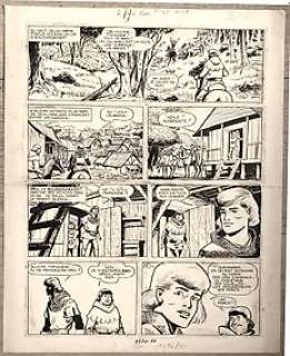 Sirius - 1 Original page - Les Timour T20 - L’Oiseau flamboyant - 1966 | Catawiki