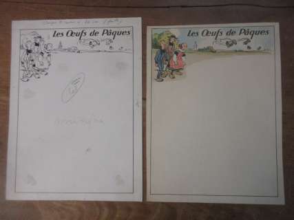 PINCHON Joseph Porphyre Illustration Les œufs de Pâques publiée… | misc / divers