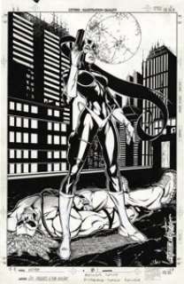 Gus Vazquez and Rob Hunter - Vesper #1 Variant Cover Original Art (Acetylene Comics, 2001). Former CIA agent, -