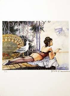 Milo Manara - 1 Print - "Desirables" 1 Esmeralda - P.A. | Catawiki