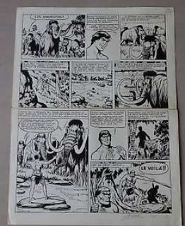 Aidans, Edouard - 1 Original page - Toenga - De Wilde Horde - 1961 | Catawiki