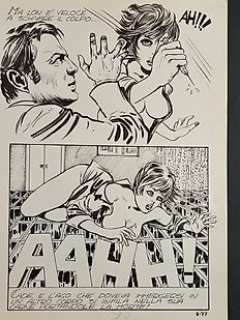 Manara, Milo - 1 Original page - Genius - Molare al Cianuro - 1969 | Catawiki