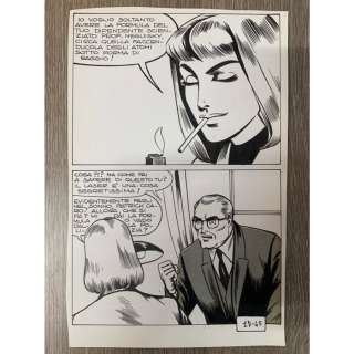 Magnus - 1 Original page - Satanik - #17 | Catawiki