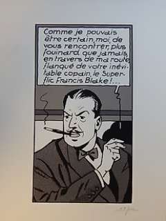 Jacobs, E.P. - 1 Silkscreen - Blake & Mortimer - Olrik - Speciale gesigneerde 2-kleuren - 1983 | Catawiki