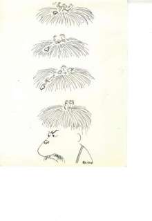 Reiser, Jean Marc | La meule de foin Planche originale Ã  l’encre de chine, | Cornette de St Cyr