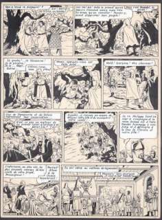 De Moor, Bob - 1 Page originale + album de luxe - De Leeuw van Vlaanderen / Le Lion de Flandre - (p.5) - 1949 | Catawiki