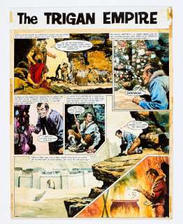 The Rise and Fall of The Trigan Empire original artwork drawn and painted by… | Comic Book Auctions ltd