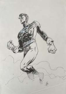 Roland Boschi - 1 Original drawing - Superboy - 1999 | Catawiki
