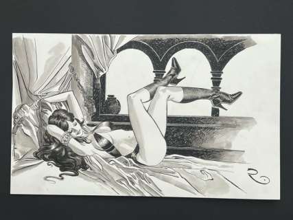 Roach, David - 1 Original drawing - Vampirella #27 | Catawiki