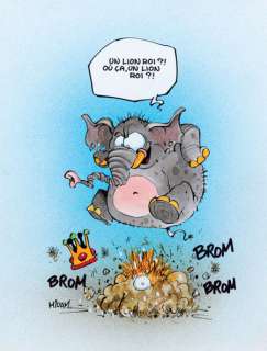 Midam | Le Roi lion, illustration couleurs Ã  l’encre de C… | Banque Dessinée