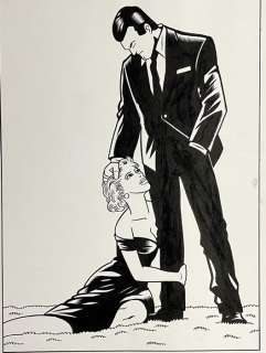 Brüno - 1 Original drawing - Tyler Cross - Vintage and Badass - 2018 | Catawiki