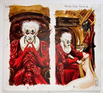 Ledroit, Olivier - 1 Original colour drawing - Requiem chevalier vampire T2 - Danse Macabre - 2001 | Catawiki