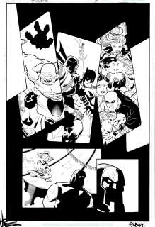 Ed McGuinness Jr. Dexter Vines - Superman / Batman #25 P 10 (Mr Mxyzptlk, Darkseid, Superman, Kryptonite Man, Batman, Composite Batman, 4 Supergirls!)