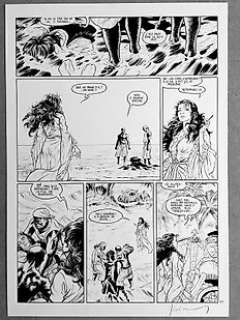 Jérémy (Petiqueux, Jérémy) - Original coloured page (p.21)  - Baraccuda volume 2