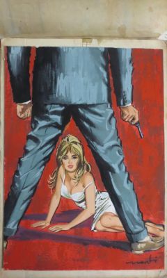 Rafael Cortiella | Original cover: Espías en la city – Cortiella | Origin Of Comics