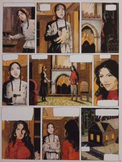 Hugdebert - 1 Original colour page - La Fille des Steppes - 2002 | Catawiki