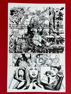 Jesus Saiz - 1 Original drawing - Birds of Prey - The New 52! Birds of Prey - Vol. 2 p. 20 - Shows all Heroes