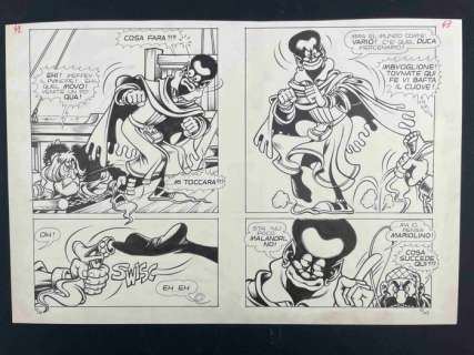 Magnus & Romanini - 1 Original page - La Compagnia della Forca - La Traversata Maledetta - 1978 | Catawiki