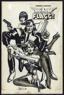 Howard Chaykin - AMERICAN FLAGG! #0 Pin Up | ComicConnect