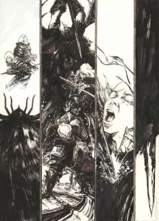 Robin Recht - Planche originale n°46, rustine en case 1 - Acte 1 - Totendom