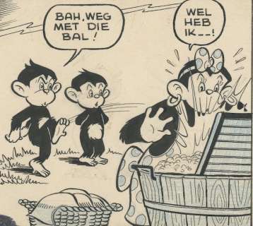 Marten Toonder Studio’s (Lensen, Wim) - 1 Bande originale - Sim en Pans - 1950 | Catawiki