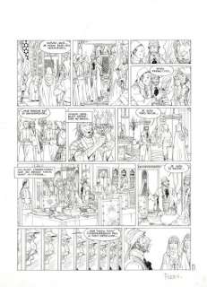 Ferry - 1 Original page - Les chroniques de Panchrysia T4 - La Fièvre - 1998 | Catawiki