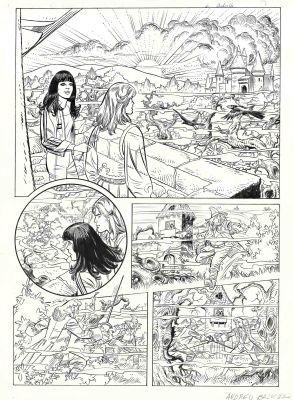 Andreu Balcells | 2 Original pages: Terror – Balcells | Origin Of Comics