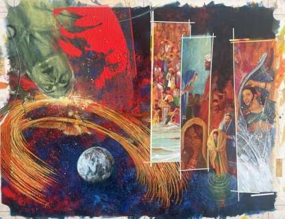 Johnson, Paul - 1 Original colour page - Mercy - 1993 | Catawiki