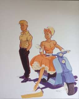 Meynet, Félix - 1 Original colour drawing - Double M | Catawiki