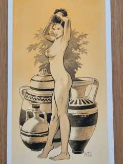 Miville-Deschênes, François - 1 Original colour drawing - Reconquête - Nu | Catawiki