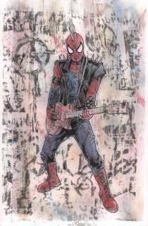 Jason Baroody - Spider-Punk Color Commission - Signed