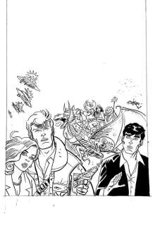 Alessandrini, Giancarlo - 1 Original drawing - Dylan Dog, Martin Mystère | Catawiki