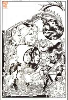 George Perez - George Pã©Rez‘s Sirens Hc Edition Cover Art (Boom Studios, 2020)