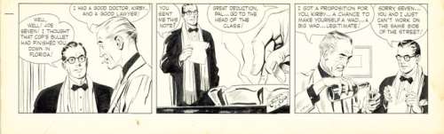 Alex Raymond - 1 Original page - Rip Kirby - Striscia giornaliera - 1950 | Catawiki