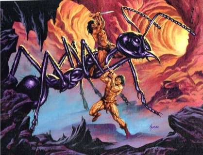 Jusko, Joe | Original painting  - Trading Card Art (117) for the Edgar Rice Burroughs series  - (1995) | Catawiki