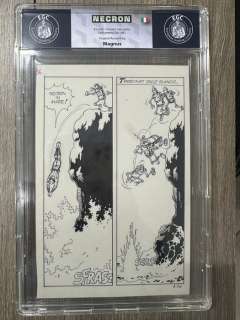 Magnus - 1 Original page - Necron - #3 "I mostri meccanici" - 1981 | Catawiki