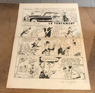 Denayer, Christian - 1 Original page - Clovis - Le Testament | Catawiki