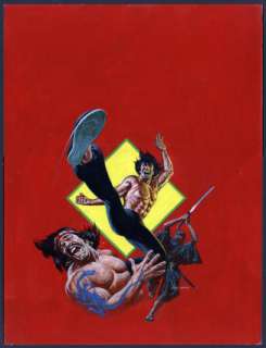 Barr, Ken - DEADLY HANDS OF KUNG FU-MAGAZINE Painting | ComicConnect